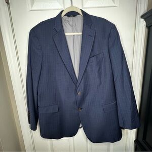 Brooks Brothers 346 Men’s 46R Fitzgerald Wool Navy Sport Coat Suit Jacket 46 R